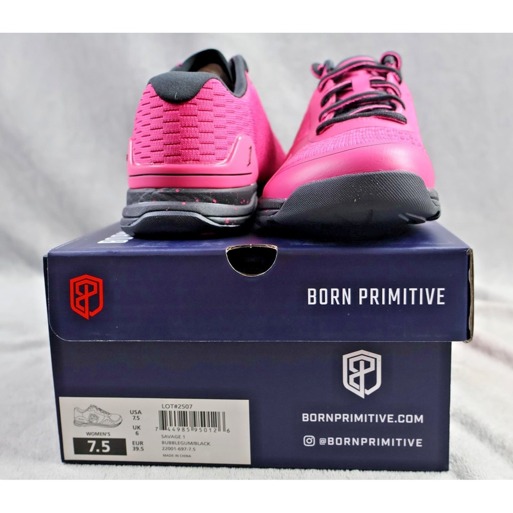 Women's Born Primitive Savage 1‎ Training Shoes 7.5 BubbleGum/Black 22001.697 - Picture 4 of 6